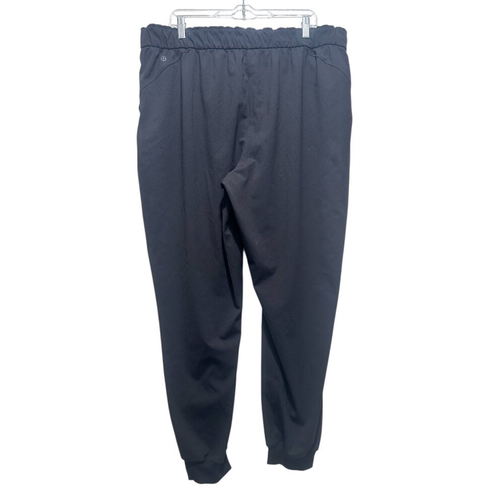 Lululemon Keep Moving Joggers Womens Size 18 Black Drawstring Waist Gorpcore - Picture 2 of 14
